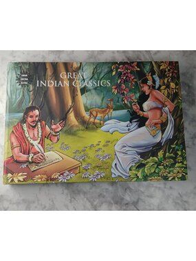 Great Indian Classics Hardcover Book Amar Chitra Katha Collection Illustrated